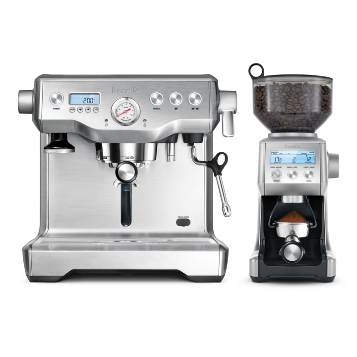 Breville Dynamic Duo Machine and Grinder Package